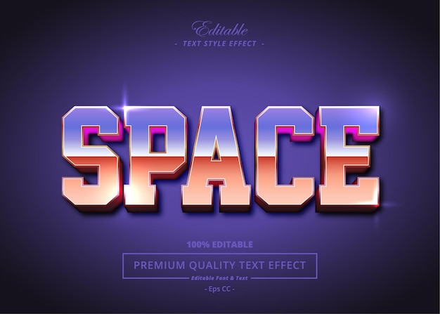EFECTO DE ESTILO DE TEXTO DE VECTOR ESPACIAL