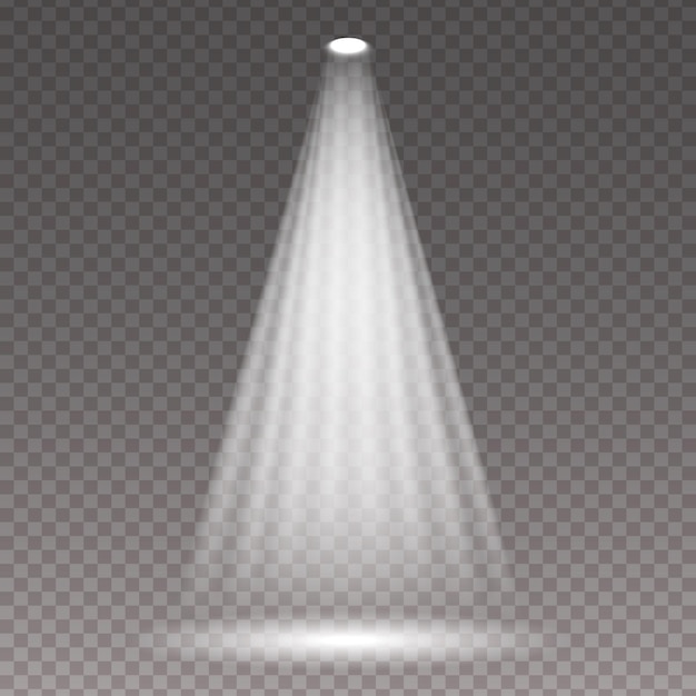 efecto de foco blanco