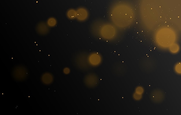 Efecto de fondo de luces bokeh mágicas abstractas