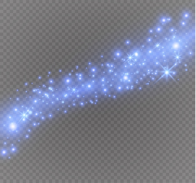 efecto de fondo de partículas de brillo para tarjeta de felicitación de lujo. El polvo de estrellas chispea