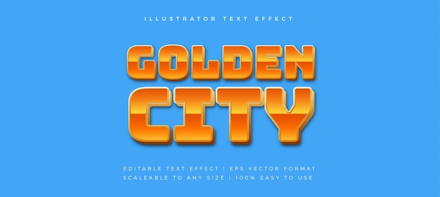 Efecto de fuente de estilo de texto de título de juego divertido de lujo