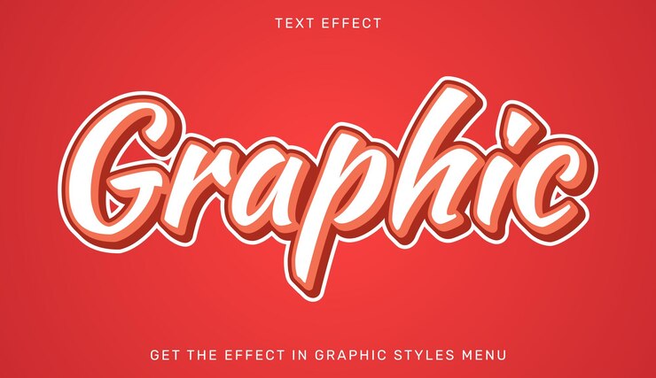 Vector efecto gráfico de texto editable en estilo 3d.