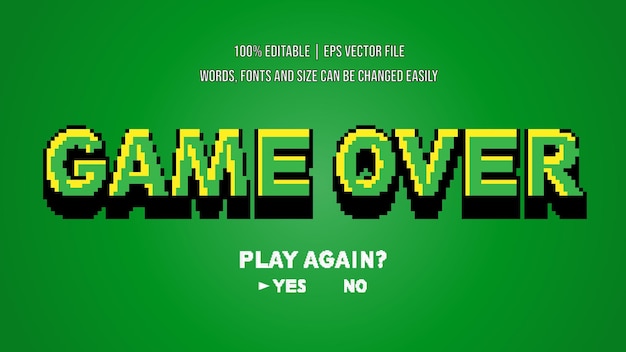 Efecto de juego sobre texto