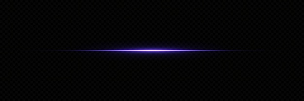 Efecto de línea de luz Un destello de luz y una explosión