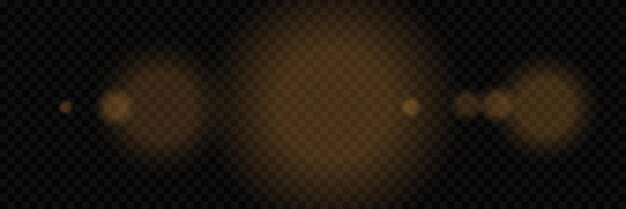 Efecto lumínico de las partículas brillantes de luz