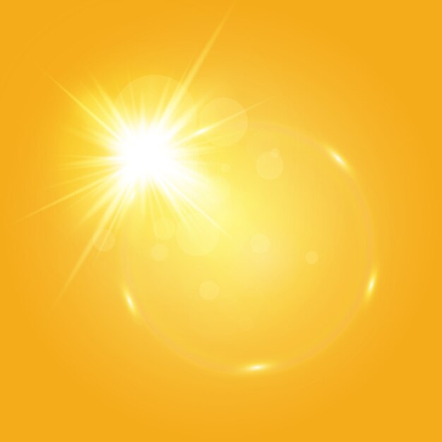 Efecto de luz brillante. Concepto de flash brillante.