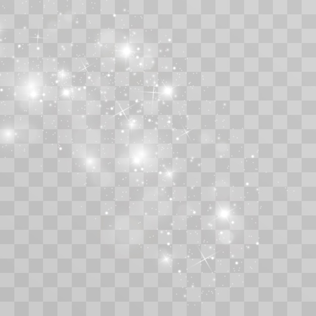 Efecto de luz brillante. Estrella estalló con destellos