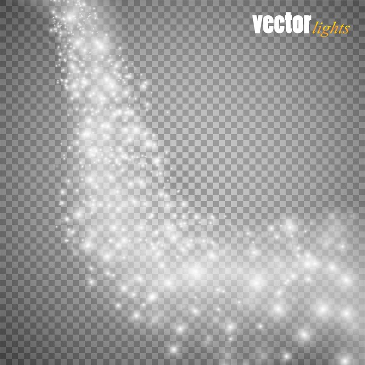 Vector efecto de luz brillante ilustración vectorial concepto de flash de navidad