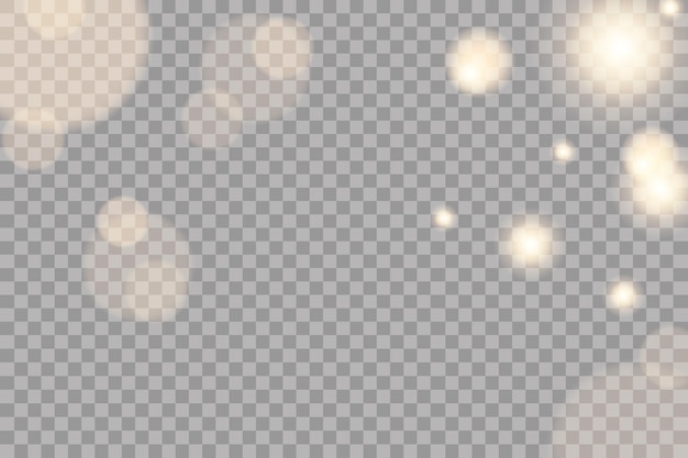 Efecto de luz brillante. ilustración vectorial Flash de Navidad. Polvo de estrellas. Decoración para publicidad. 10 EPS