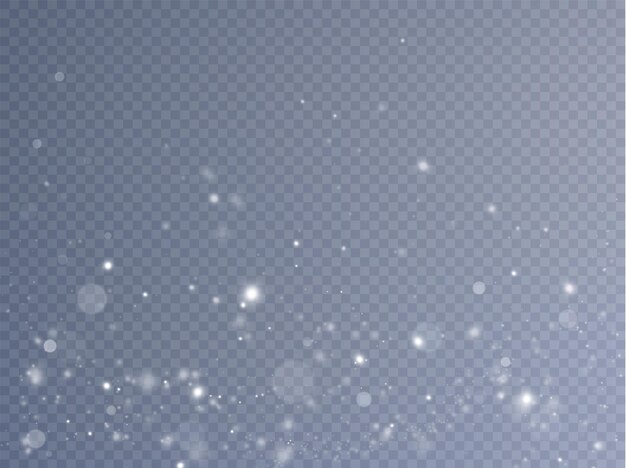 Efecto de luz brillante Ilustración vectorial Polvo de destello navideño Efecto de luz brillante Explosión de estrellas