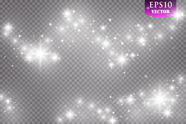 Efecto de luz brillante. ilustración.