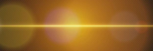 Efecto de luz brillante sobre un fondo transparente