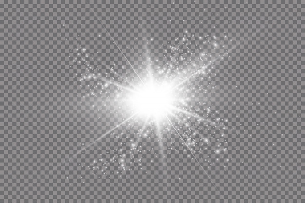 Vector efecto de luz brillante.