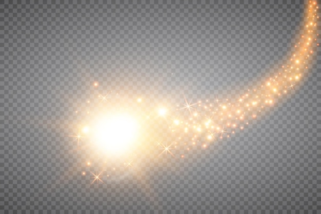 Efecto de luz de destello de vector