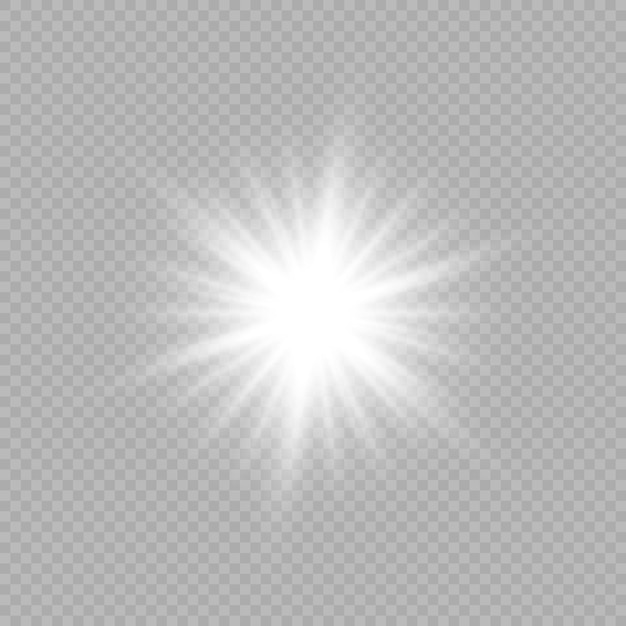 Efecto de luz de destellos de lente
