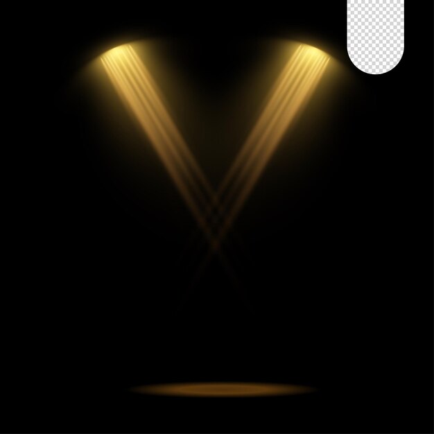 Efecto de luz dorada de lujo de EPS Vector gratuito