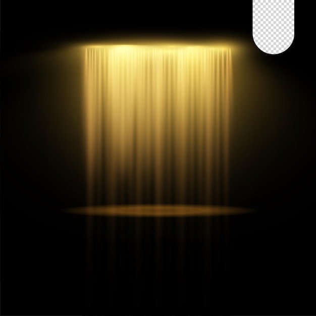 Efecto de luz dorada de lujo de EPS Vector gratuito