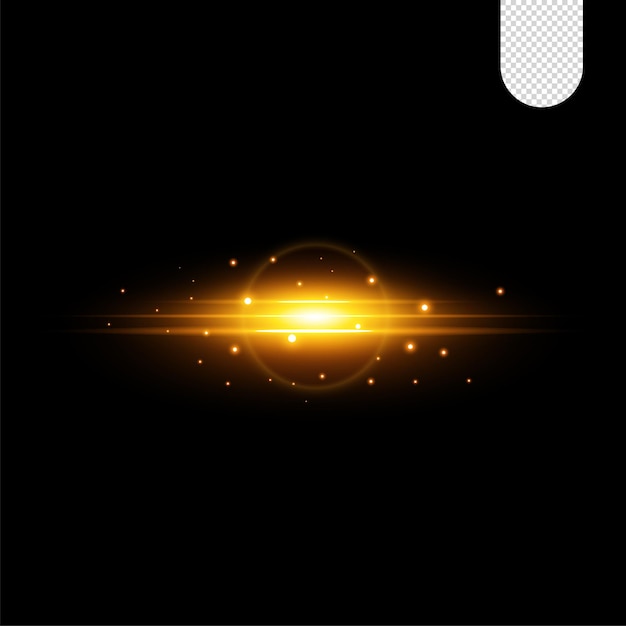 Efecto de luz dorada de lujo de EPS Vector gratuito