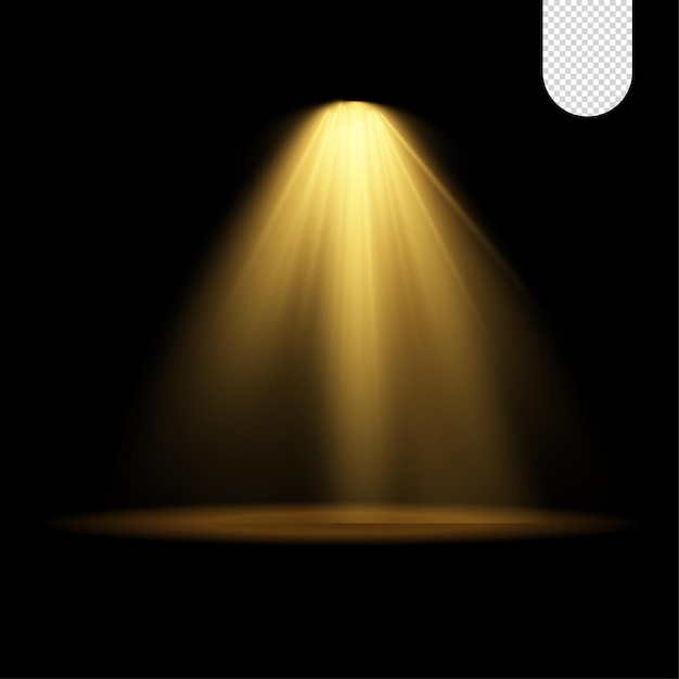 Efecto de luz dorada de lujo de EPS Vector gratuito