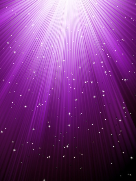 Efecto de luz de haz de explosión abstracta