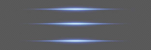 Efecto de luz de línea horizontal