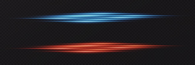 Efecto de luz de la luz horizontal Parpadeos de líneas láser y deslumbramiento