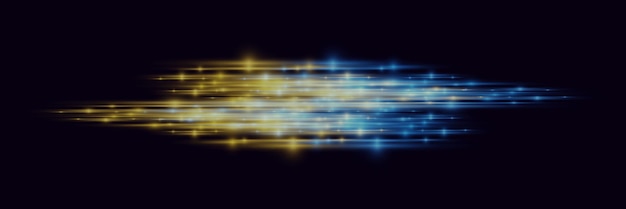 Efecto de luz de movimiento Efecto de velocidad