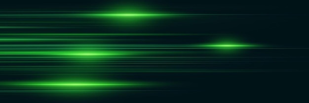 Efecto de luz de movimiento Líneas dinámicas de alta velocidad