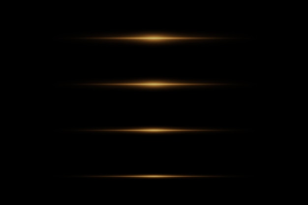 Efecto de luz de movimiento Velocidad de la línea de luz y efecto de llamarada