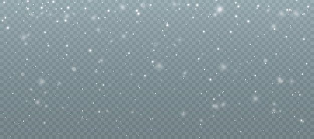 Efecto de luz de Navidad. Partículas de polvo mágico brillante. Polvo ligero png blanco. asaltante de luz bokeh