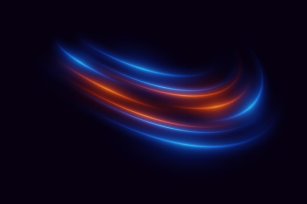 Efecto de luz de los rayos de alta velocidad Energía de luz Tecnología de movimiento de luz
