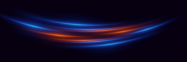 Efecto de luz de los rayos de alta velocidad Energía de luz Tecnología de movimiento de luz