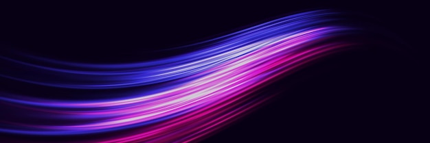 Efecto de luz de los rayos de alta velocidad Energía de luz Tecnología de movimiento de luz