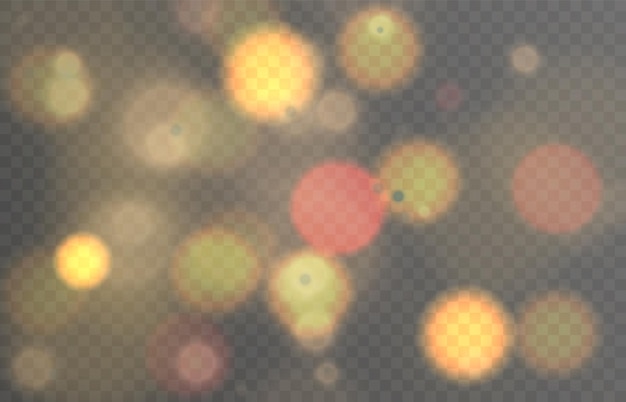 Efecto de luz con reflejos Vector