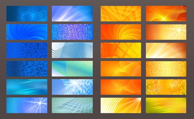 Efecto de luz de resplandor de elemento de diseño de fondo de banner10