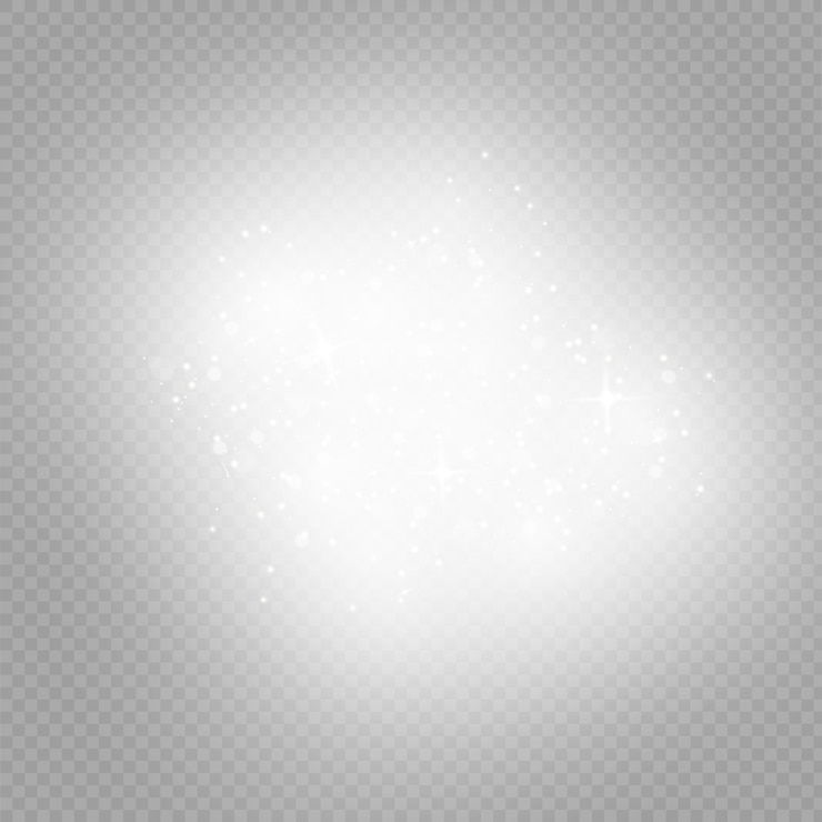 Vector efecto de luz resplandor. la estrella explotó en destellos. ilustración