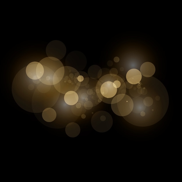 Efecto de luz resplandor. ilustración. Concepto flash de Navidad.
