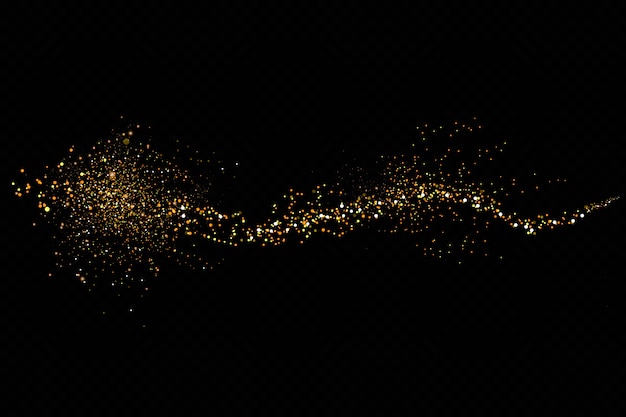 Efecto de luz resplandor. Ilustración Flash de Navidad. polvo. Efecto de luz de navidad. Brillantes partículas de polvo mágico.