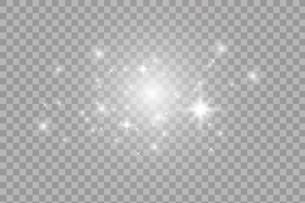Efecto de luz resplandor.