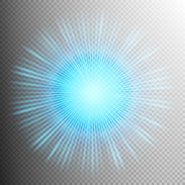 Vector efecto de luz resplandor.