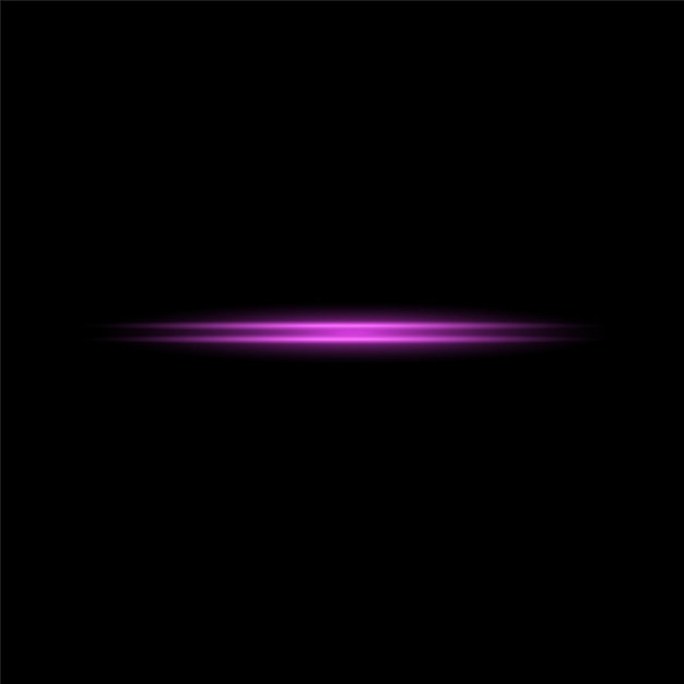 Efecto de luz vectorial púrpura metálico de lujo