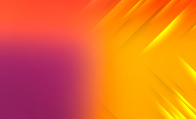 Efecto de mezcla de colores brillantes con gradiente vectorial suave