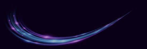 Efecto de movimiento de alta velocidad abstracto moderno