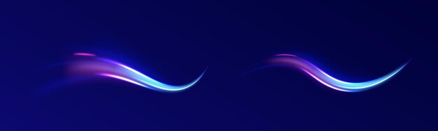 Efecto de movimiento borroso de la luz del coche Fondo de la carretera de la ciudad con luces nocturnas de larga exposición