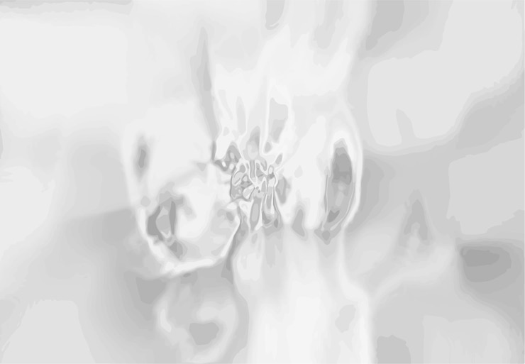 Vector un efecto de papel blanco y negro abstracto fondo de papel gris blanco onda