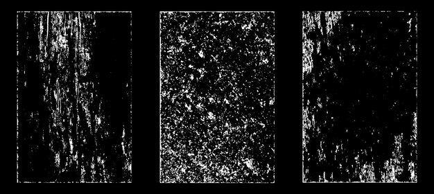 Efecto de papel desgastado Grunge Estampillas de textura de superposición con papel viejo Estampillas superficie de grano de angustia