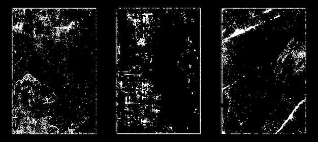 Efecto de papel desgastado Grunge Estampillas de textura de superposición con papel viejo