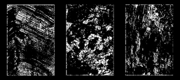 Efecto de papel desgastado Grunge Estampillas de textura de superposición con papel viejo