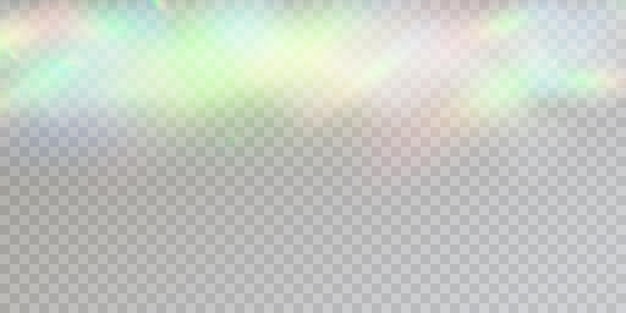 Efecto de prisma de luz del arco iris