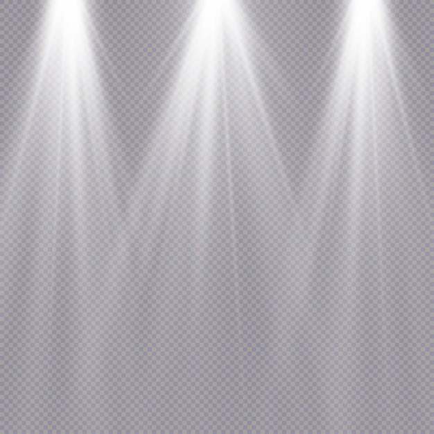 Efecto de reflector brillante